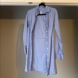 Chambray button down shirt/dress
